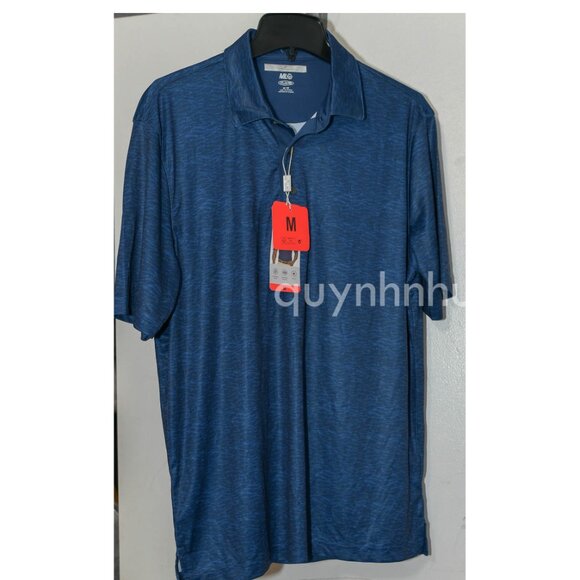 Greg Norman Men's ML75 Polo in blue - Picture 2 of 7